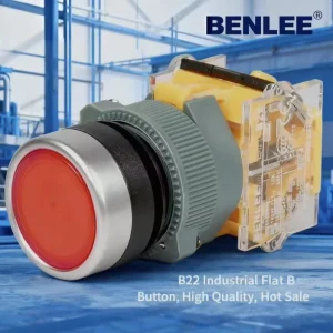 22mm Push Button Switch IP40 Waterproof OEM/ODM Available Self-locking Momentary