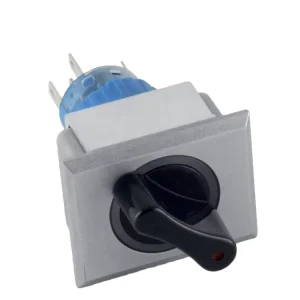 22mm retangular head 1NO1NC plastic maintain selector switch