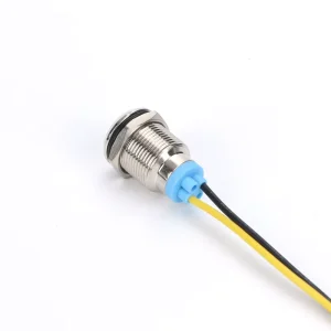 22mm wired intelligent signal light stainless steel luminous indicator light stainless steel waterproof signal light