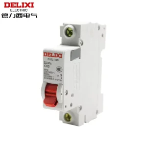 230V 1P Miniature Circuit Breaker MCB DZ47s PA66 Copper Air Switch for Electrical Safety Overcurrent Protection