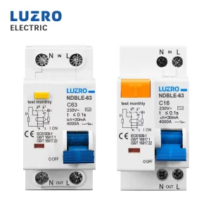230V 1P + N Residual Current Circuit Breaker with Short-circuit Current Leakage protection RCBO MCB