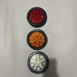 24V 16 LED Replacement Car Rear Tail Light Truck Trailer Reflector Brake Stop Side Marker Warning Indicator Red Yellow
