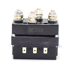 24V 500A Winch Solenoid Contactor Relay Switch 12000lb Capacity for ATV UTV Truck High Power Contact Load