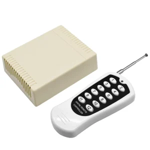 24V&12V DC 12 Channel Relay Module RF Remote Control Switch 12CH Receiver + Transmitter 433Mhz for Light Switch DIY