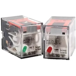 24VDC DPDT Compact Miniature 20A High Efficiency Silver Alloy Sealed Intermediate Relay for MY2N GS R General Purpose Control
