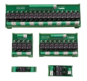 24VDC Relay Module Contact Rating 10A 250VAC DIN Rail Mounting Module