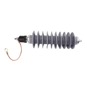 24kV 10kA Polymer Composite Lightning Arrester for Power Substation Overhead Line Surge Protection Device