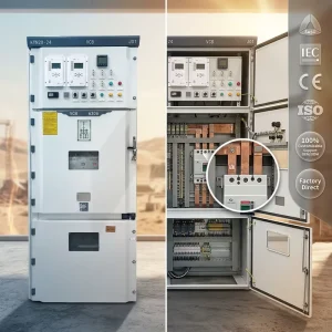 24kV 630A Switchgear KYN28 24 SASO Certified Metal clad Power Distribution Cabinet for Saudi Grid