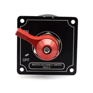 250A Battery Switch Wide Handle Disconnect Switch with Black Mounting Panel Battery Disconnect Accessory