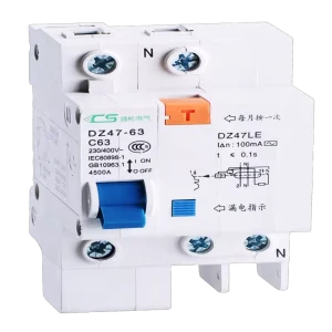 25A Miniature Circuit Breaker DZ47LE 1P+N C Type Residual Current Protector with Air Switch Leakage Protection 1 2 3 4 6KA