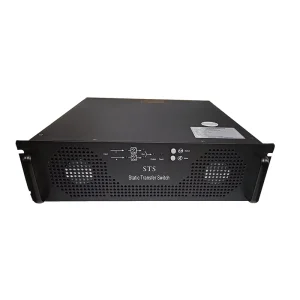25A Three Phase 4P Rack Mount Manual Auto Static Transfer Switch Distribution Box Power Equipment