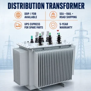 27.5kV 1MVA Oil Immersed Transformer for Renewable Energy Power Distribution