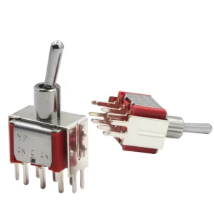 2A 5A 250V 125V DPDT Slide On Off Control Power Micro Miniature PCB Slide Switch Latching Toggle Switch