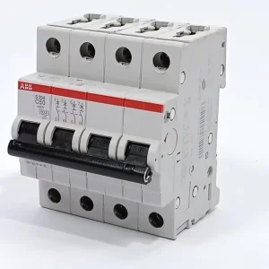 2CDS254001R0504 S204 C50 S200 Series 4 Pole 50A C Curve Miniature Circuit Breaker 6kA Breaking Capacity AC MCB