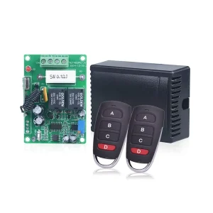 2CH DC12V/24V Wireless on and off Remote Control Receiver Switch Remote Control Not Included