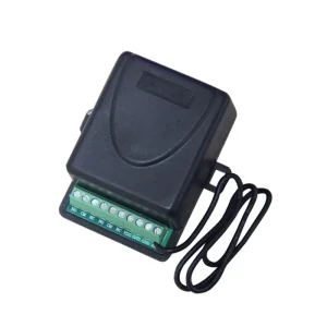 2CH Garage Door Receiver Universal Gate 433MHz 12-24V AC/DC Receiver Wireless Remote Control Switch