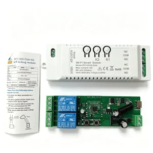 2CH Wifi Smart Switch DIY Timer Ewelink 7 32V 2.4G Wifi RF433 Home Automation Module for Alexa Google Home IFTT