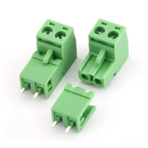 2EDG PCB Male-to-female Plug-in Terminal Block 2-position 5.08 mm Pitch Open-type Straight-pin Header Connector