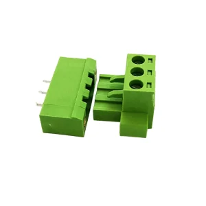2EDGKM 5.08mm Pitch Wire Terminal Blocks 2EDGVM Male Female Straight Pin Plug-in Terminal Blocks Connector with Flange