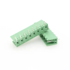 2EDGR 5.08 5.0mm Pitch Vertical Pluggable Terminal Block 2p-24p PCB Connector PA66 Brass UL94V-0 300V 10A Green