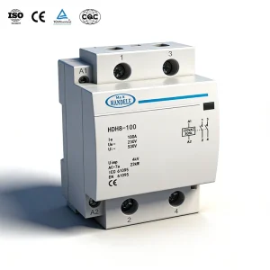 2P 100A Modular AC Contactor 1NO+1NC 2NO 2NC Din Rail HDH8 100 HANDELE