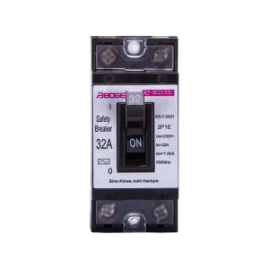 2P 32A Miniature Circuit Breaker AC 230V 1.5kA Automatic Safety MCB