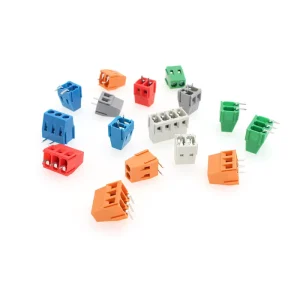 2P 3P 5.0MM Pitch Brass PCB Screw Terminal Block with Locking Secure Wiring 300V Rated Voltage
