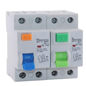 2P 4P 40A 30mA ID RCCB(A) 2 Pole 240V/415 50/60Hz 6kA Residual Current Circuit Breaker RCBO 6kA Air Circuit Breakers