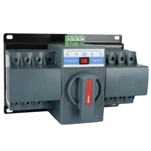2P 4P 63A 100A 125A Automatic Transfer Switch (ATS) MCB Type Dual Power Manual Transfer Switch 50A Capacity