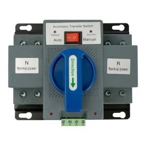 2P 63A ATS Dual Power Automatic Transfer Switch Conventional Type for Generator Changeover 110V GCQ2 63/2 Breaking Capacity None
