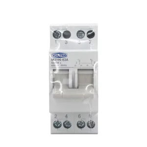 2P 63A MTS Dual Power Manual Transfer Isolating Switch Interlock Circuit Breaker 230V 400V Modular Changeover Switch