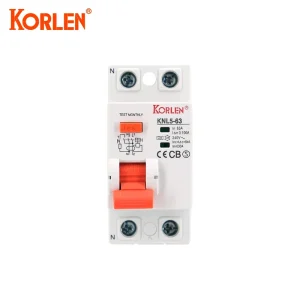 2P 6KA 100mA A-Type RCCB 240V Industrial Electronic Equipment Low Voltage Protection Residual Current Circuit Breaker Din