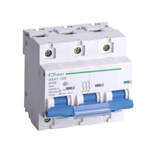 2P 80A 100A 125A DC MCB 600V Circuit Breaker for PV System C Curve MCB Battery Main Switch