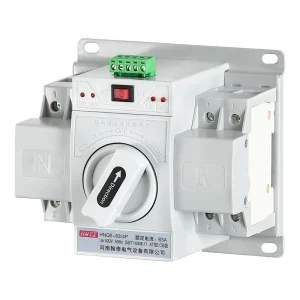 2P ATS Dual Power Automatic Transfer Switch 63A For Uninterruptible Power Supply