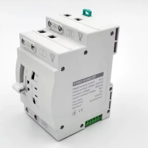 2P ATS Dual Power PC Smart Automatic Transfer Switch 63A Changeover Switches 220V AC Din Rail Type for Households