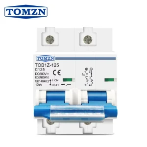 2P DC 600V MCB 125A 100A 80A Circuit Breaker PV System Battery Main Switch