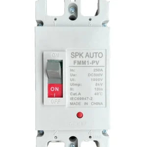 2P DC750V DC Molded Case Circuit Breaker MCCB Overload Protection Switch Protector 35kA Breaking Capacity Model EL-M250
