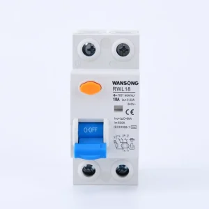 2P RCCB Differential Switches Magnetic AC Residual Current Operated Circuit Breaker 50A 6kA Rail Mounting CCC CE