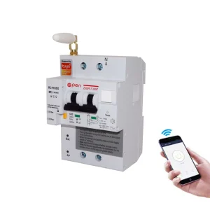 2P ZJSBL7 Smart Circuit Breaker Energy Monitoring Remote Control RS485 Tuya & Smart Life Leakage Protection Timer RCBO Factory