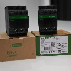 2PCS LC1D18BD Contactor 3 Phase NO 24VDC Coil