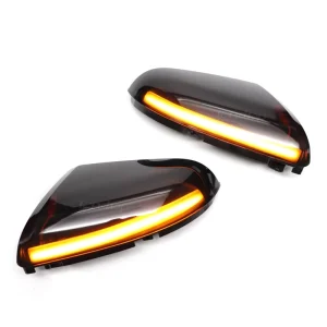 2PCS Yellow Sequential Amber Indicator LED Dynamic Turn Signal Lamp for Dodge Ram 1500 2500 Repeat Direction Blink Puddle Lights