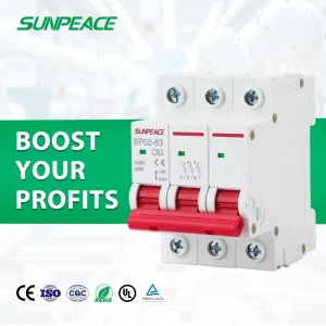 2p 3P 4p AC MCB C Type DZ47-63 230/400V 50/60HZ Miniature Circuit Breaker Li Protection 6A-63A
