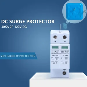 2p Dc spd Type 2 40ka 120v Dc Surge Protective Device