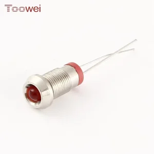 2v 12v 24v 220v 8mm Waterproof Pilot Signal Light Led Indicator Light