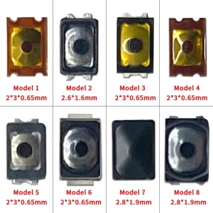 2x3x0.65MM 4 Pin Micro Switch SMD On Off Inner Button SMD Tactile Push Button Switch for Mobile Phone Button 2.6*1.6mm