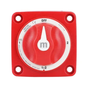 3 4 Position 32V 300 Amp M Series Waterproof Ignition Protected Marine Boat Dual Battery Isolator Mini Selector Switches