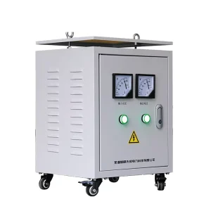 3 Phase 220V 380V Isolation Transformer 10kVA 15kVA Dry Type Low Voltage Transformer with Input Output Voltmeters