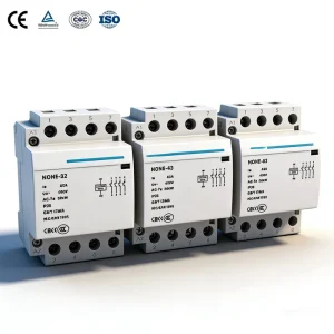 3 Phase 32A-63A 2NC2NO 4NO 4NC 220/240V 50/60Hz HDH8-32~63 Handele Din Rail Household AC Modular Contactor 500V AC-7A/7B