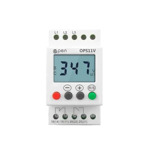 3 Phase 380V 50-60Hz Protector Adjustable Under Over Voltage Protector Monitoring Sequence Protection Relay