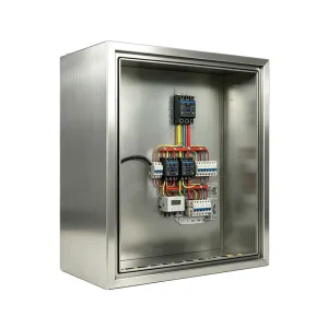3 Phase Electric Distribution Panel Cabinet with MCCB Breaker Industrial Use Supports Wall Mount Console Placement